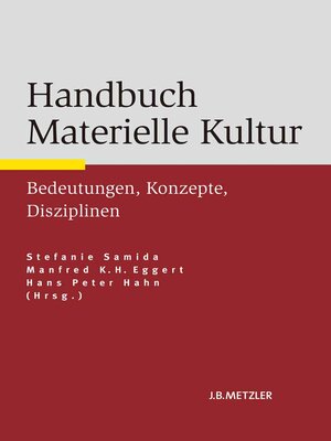cover image of Handbuch Materielle Kultur